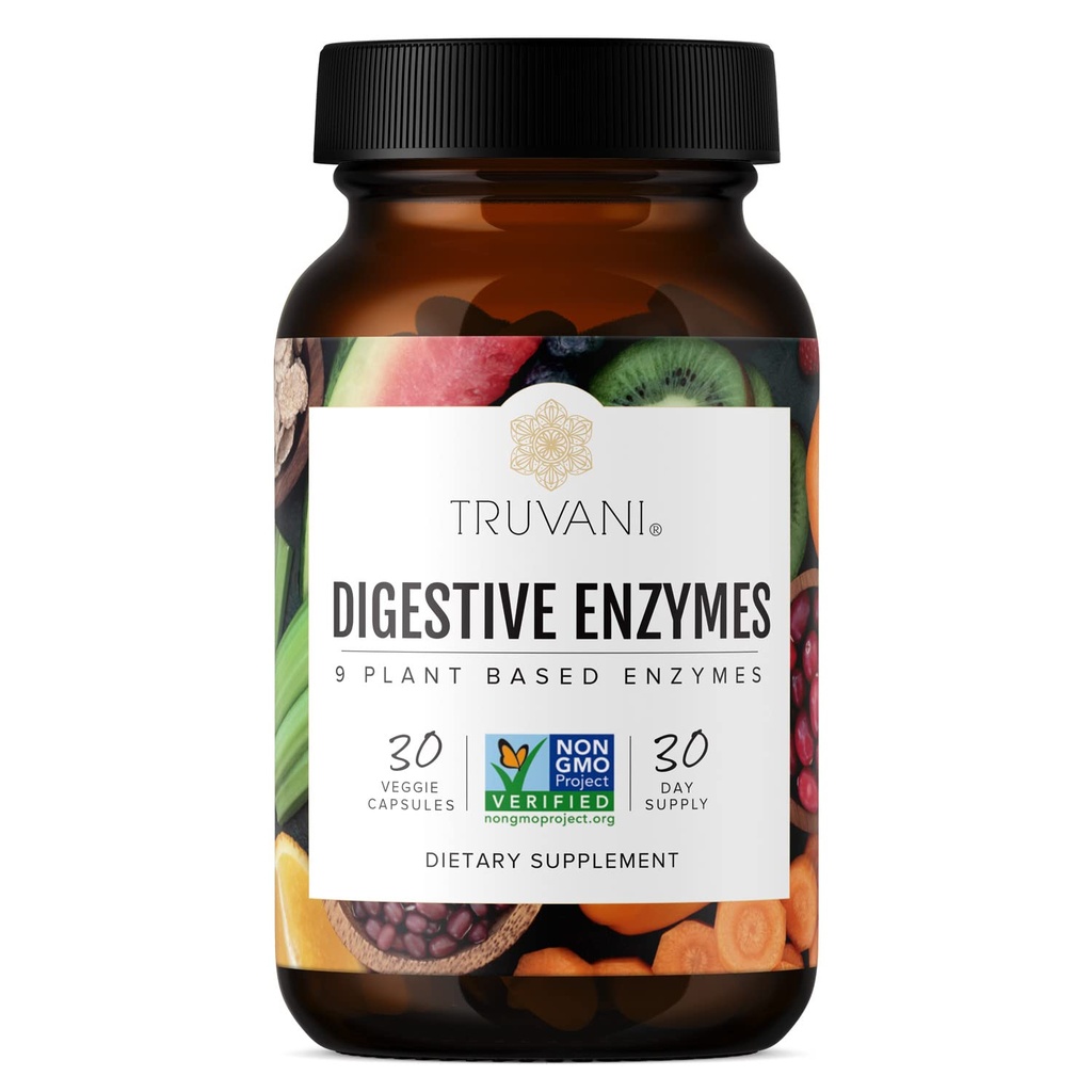 Truvani Dgestive Enzymes ... 9 Enzyme Blend... Ruoansulatuskanavan tuki...