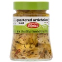 FRATELLI D'AMICO - Quartered Artisokes In Oil "Roman Style," Premium laatu, Chef Selection, 9.9 oz (280 g), Antipasto, Seasoned, Carciofi, Product of Italy