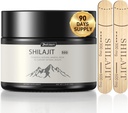 shilajit Pure Himalayan Organic shilajit för män och kvinnor shilajit Resin Supplyment med organisk ayurvedisk blandning i hög styrka för energi, styrka Boost & immun Support (50 gram)