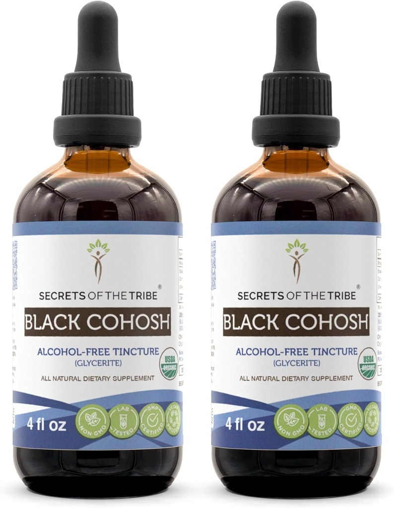 Secrets of the Tribe Black Cohosh USDA Organic 