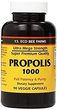 YS Eco Bee Farms Propolis 1000-90 kapselia (pakkaus 4)