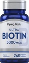 Piping Rock Biotin 5000 mikrog ... 240 tablettia...
