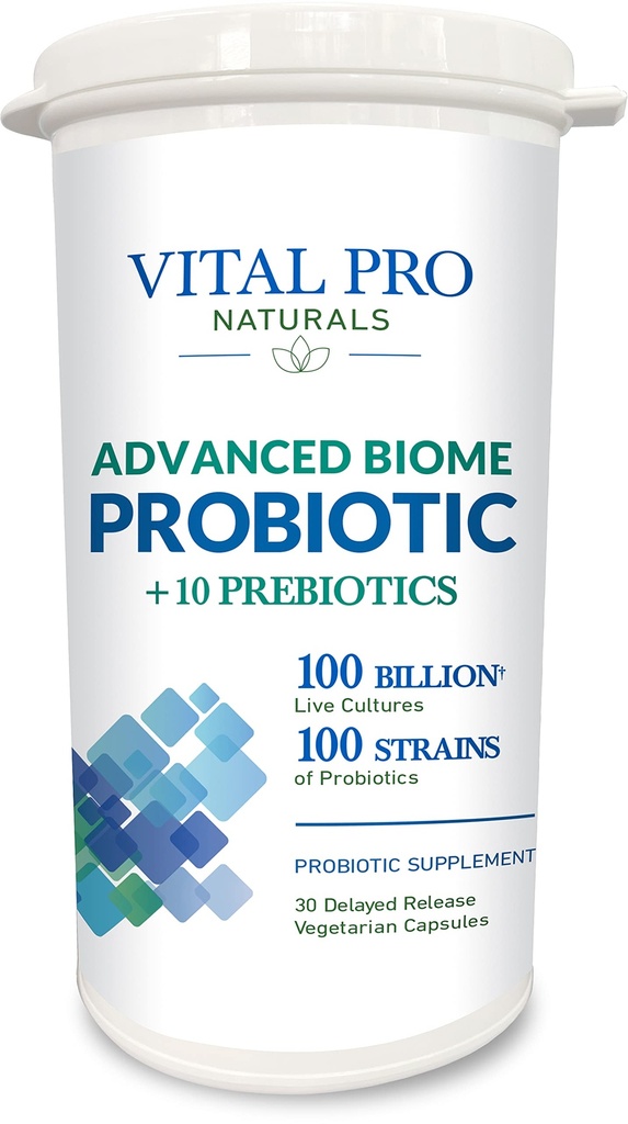 Vital Pro Naturals - Advanced Biome Probiootti Plus Prebiootit 30 kapselia