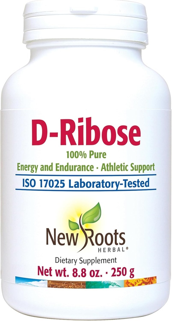 UUSI ROOTTS HERBAL - D-Ribose Powder 250g - D Ribose täydentää - urheilullinen tuki
