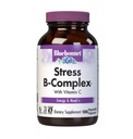 Bluebonnet Nutrition Stress Relief B Complex Vihanneskapselit, B6-vitamiini, B12, Biotiini, Folaatti, Vegaani, Gluteeniton ja soijaton, Kosher, makua sisältämätön, 100