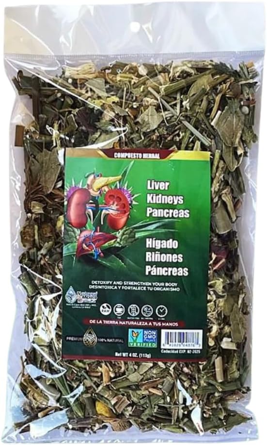 Herbal Compound Liver Kidney och Pancreas 4 Oz. 113 Gr Abdominal Inflammation