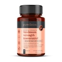 Pureclinica 1000 mg Resveratrol x 90 tablettia (3 kuukautta) 10 x Vahvuus Black Pepper Extract nopeampaa imeytymistä varten