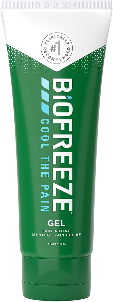 Biofreeze Pain Relief Gel, 4 oz. Putki (Pakkaus toukokuussa Vary)