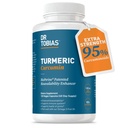 Dr Tobias Turmeric Curcumin 1500mg med BioPerine - Extra styrka tillägg med 95% Curcuminoids för gemensamt stöd, total vitalitet och immun hälsa, 120 Vegan kapslar, icke-GMO