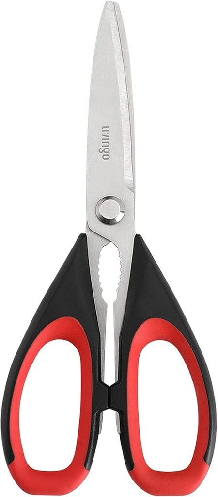 LIVINGO Kitchen Sakset Heavy Duty, 8,5 tuuman Astianpesukone Safe Ultra Sharp Premium Heavy Duty Kitchen Shears, Multi Purpose Cooking Sakset Ruostumaton teräs