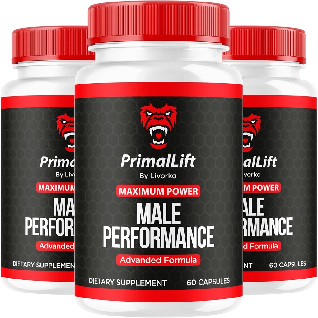 (3 pakkaus) Primal Lift, Primal Lift for Men, Primal Lift Kapselit, Primal Lift lisäravinteet, Primal Lift Kaikki luonnolliset tuet, Primal Lift Advanced Formula, 180 kapselia 3 kuukauden ajan