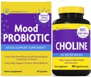 InnovixLabs Koliini ja mood Probiootti Koliinibitartraatti 550 mg (100 kapselia) Mielipuoliprobiootti (60 kapselia). Tukee muistia, mielialaa, aivoterveyttä ja kognitiivisuutta.*