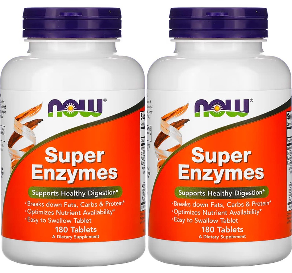 NYT Foods Super Enzymes, 180 tablettia (180 Tabs X 2)