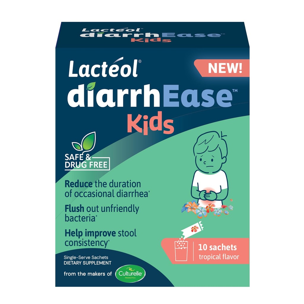 diarrhEase Lapset - turvallinen, huumeeton ja kliinisesti testattu postbiootti kanta, että lyhentää kesto satunnaisten ripuli- toimii luonnollisesti kanssa lapsesi kehon, 10 kreivi