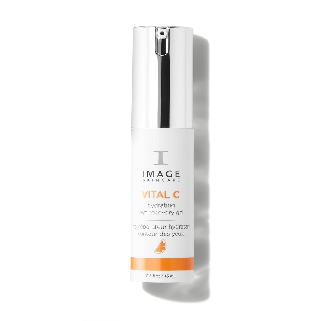 IMAGE ihonhoito, VITAL C Hydrating silmän Recovery Gel, jossa C-vitamiinia ja Peptidejä vähentää ulkonäköä tummat ympyrät, pussit, ja ryppyjä silmien alla, 0,5 fl oz