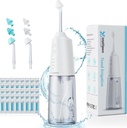 Nenän kastelujärjestelmä Kannettava johdoton nenän huuhtelu Machine for Sinus Allergia Relief Nasal Care - Electric Neti Pot for Nasal Irrigation - Sinus Rinse Kit 6 Nozzles 40 Salt Packs