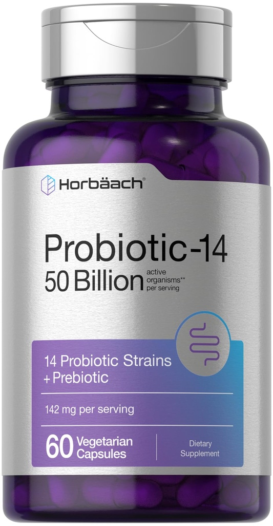 Horbaach Probiootit naisille ja miehille 60 kapselia 