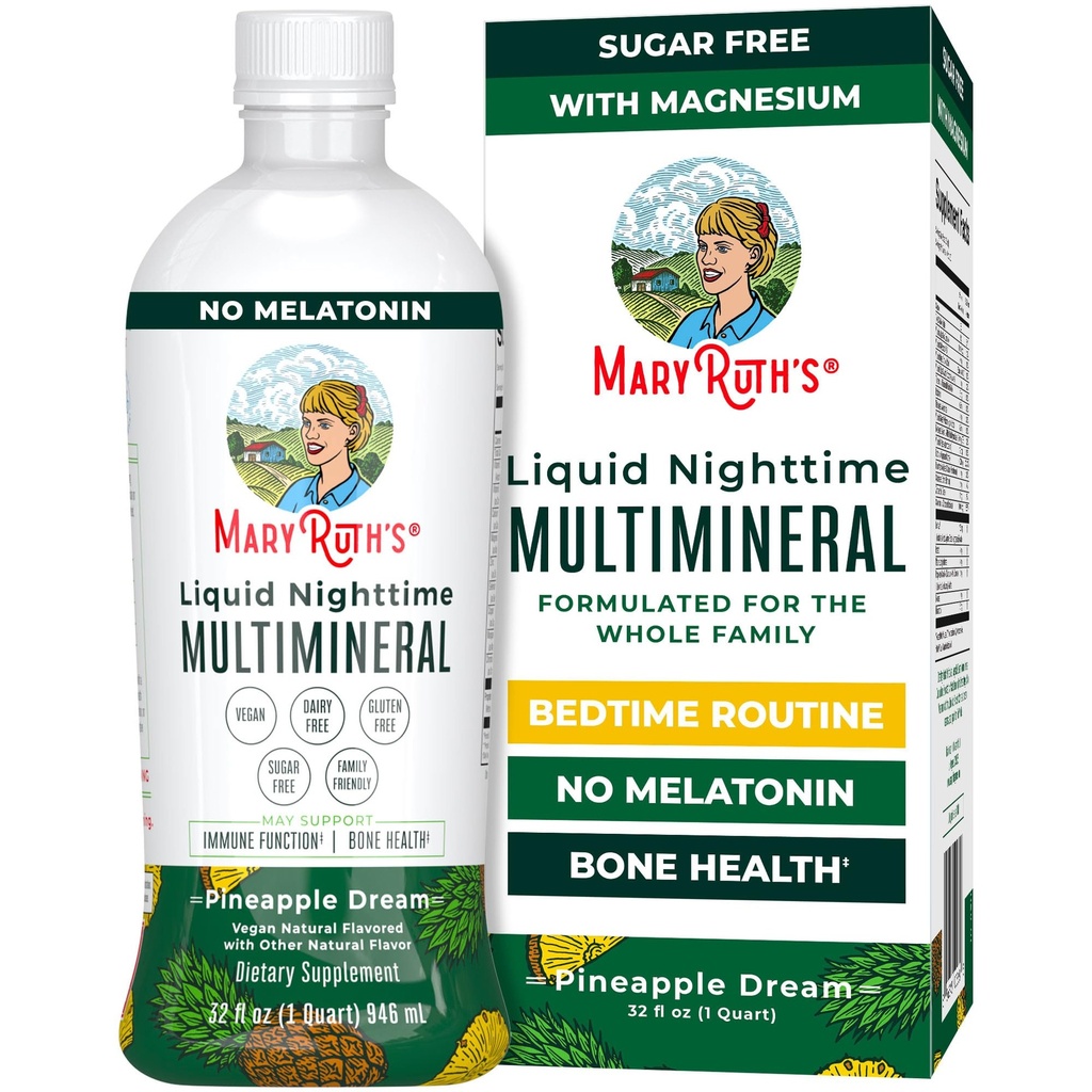 MaryRuth Organics Liquid Nighttime Multimineral 