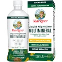 MaryRuth Organics Liquid Nighttime Multimineral | NO Melatonin | Magnesium Citrate | Calcium | Zink | Vitamin D3 | Finns i 4 smaker | Vegan | Sugar Free | Gluten Free | 32 Oz