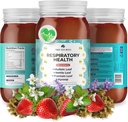 TrueSeaMoss Pro-Line Gel - Hengitysterveys - 5+ Makuja - Fruit Gel Premium Sea Moss & Kalium - Vegan-Ystävällinen - Vitamiini & Mineral Rich Supplement - valmistettu Yhdysvalloissa (Strawberry, pakkaus 1)
