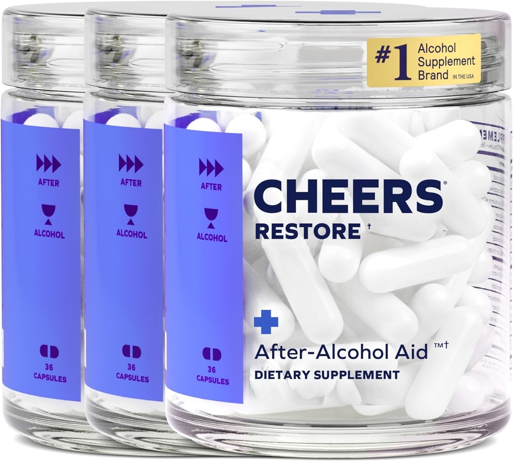 Cheers Palauta DHM + L-Cysteine ... olosi paremmaksi juomisen jälkeen ja maksasi tukemisen jälkeen... 36 annosta Dihydromyricetiinia, kysteiiniä, maitoohdaketta, kikkailevaa päärynää, B-vitaminia, inkivääriä