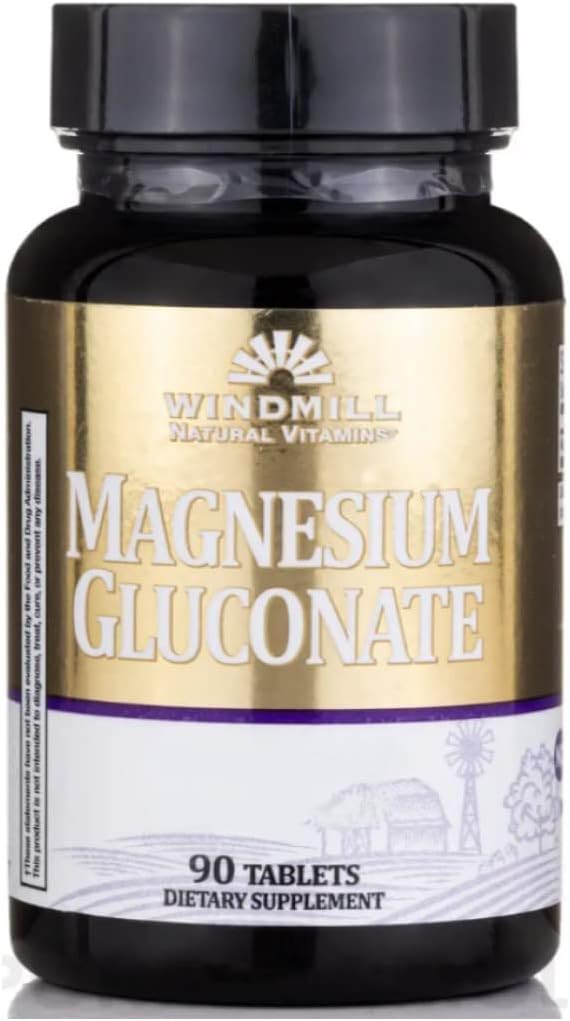 Magnesium Gluconate 90 Tabs - Från Windmill (2Pk)