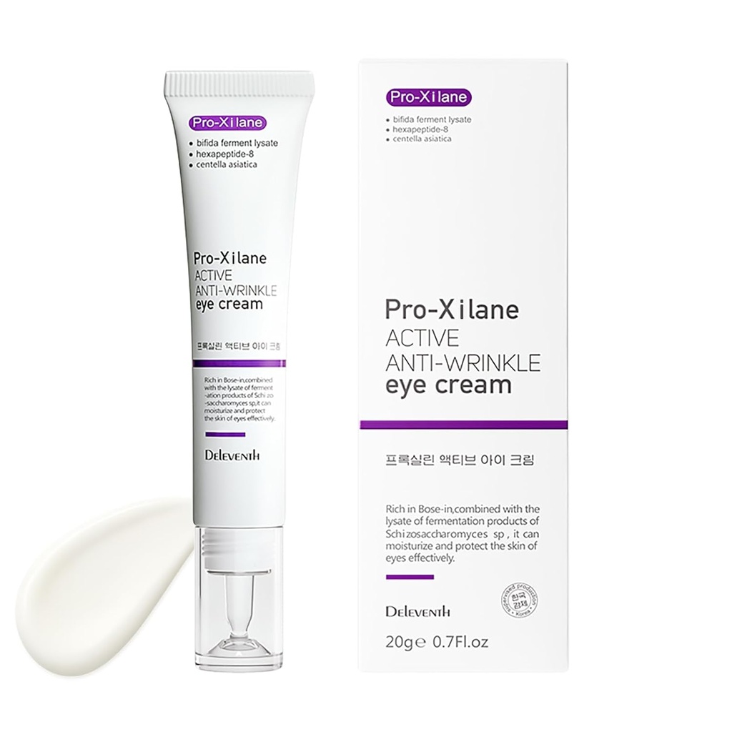 Deleventh korealainen tuotemerkki Pro-Xilane Aktiivinen ryppyjenestovoide 20g / anti-aging, anti-Oxisation, Fade Fine Lines, vähentää ryppyjä, tummat ympyrät & puffiness nuorten, kirkkaat silmät