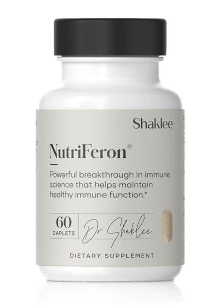 Shaklee - NutriFeron® Immune-Boosting Botanical Blend - Utvecklad av känd immunolog - främjar hälsosam immunfunktion med interferon-Boosting Ingredienser - Innehåller Zink - 60 Caplets
