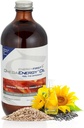 EnergiaFirst Omega Energy Oil - Omega 3 & 6 täydennysosa pellavansiemenillä, auringonkukansiemenillä, seesaminsiemenillä ja kurpitsansiemenöljyllä, vegaaninen hapettumisenestoaine & 12oz
