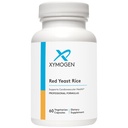 XYMOGEN Red Yeast Rice - Non-GMO Red Yeast Rice Supplement för att hjälpa till att upprätthålla redan hälsosamt blodflöde + kolesterolnivåer - kardiovaskulärt stöd - Testad Citrinin-Free (60 kapslar)