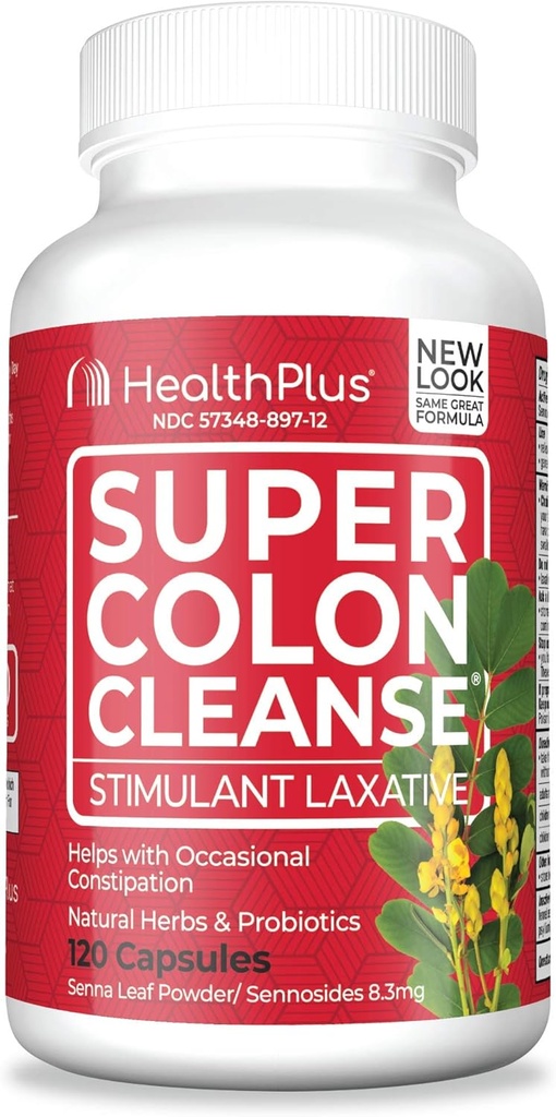 Health Plus Super Colon Cleanse Laxative, 530 milj.