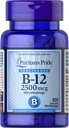 Puritanin Pride-vitamiini B-12 2500 mikrog Microlozenges, 100