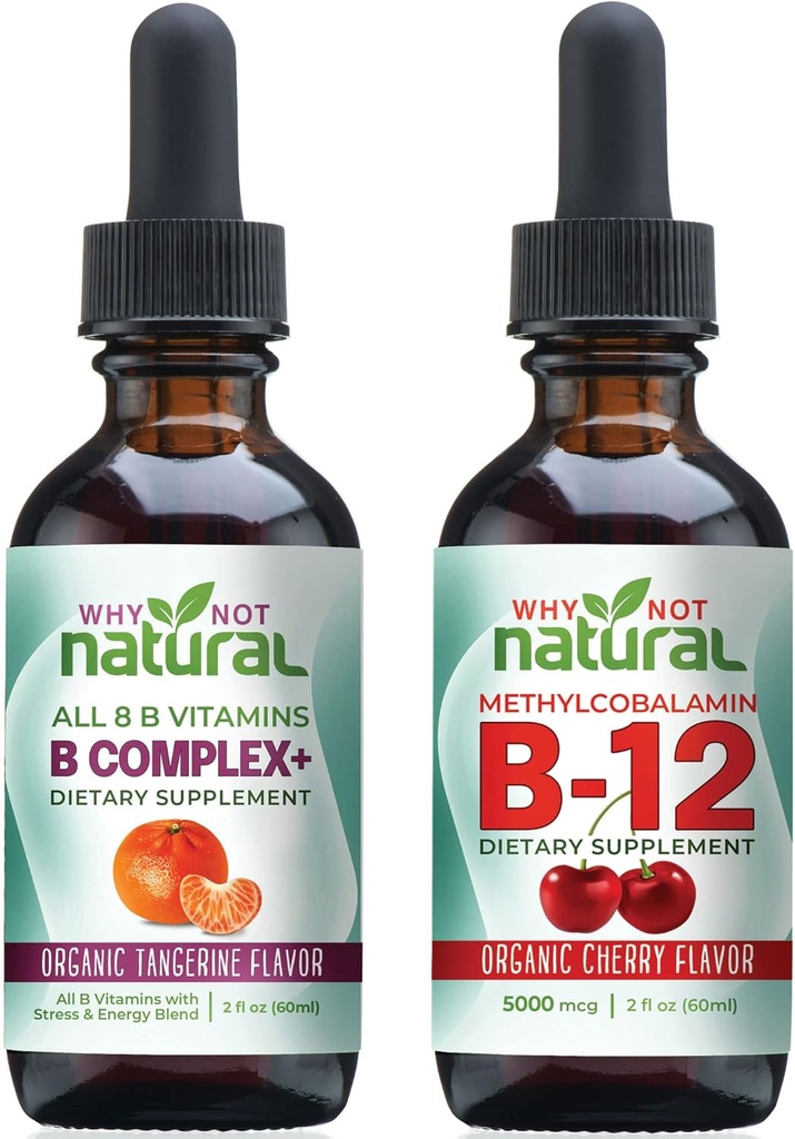 Miksi ei Natural B Complex ja B12 Liquid Drops for Energy