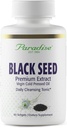 Paradise Black Seed Oil, Rikas antioksidantteja, Immuuneja tukeva, Super Potent, Ultra Pure, Vegan, Ei GMO, Gluteeniton, 60 Softgels