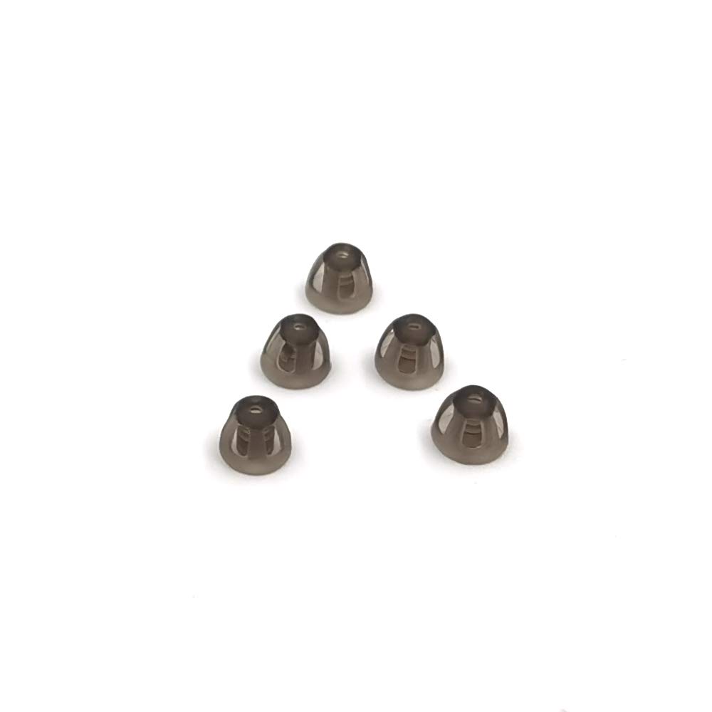 Kuulolaitteet Smoky Gray Vinkkejä Korvapalat Mukava avoimen Fit BTE äänenvahvistin PSAP Kit Näkymätön, paitsi RIC 5mm (S * 5)