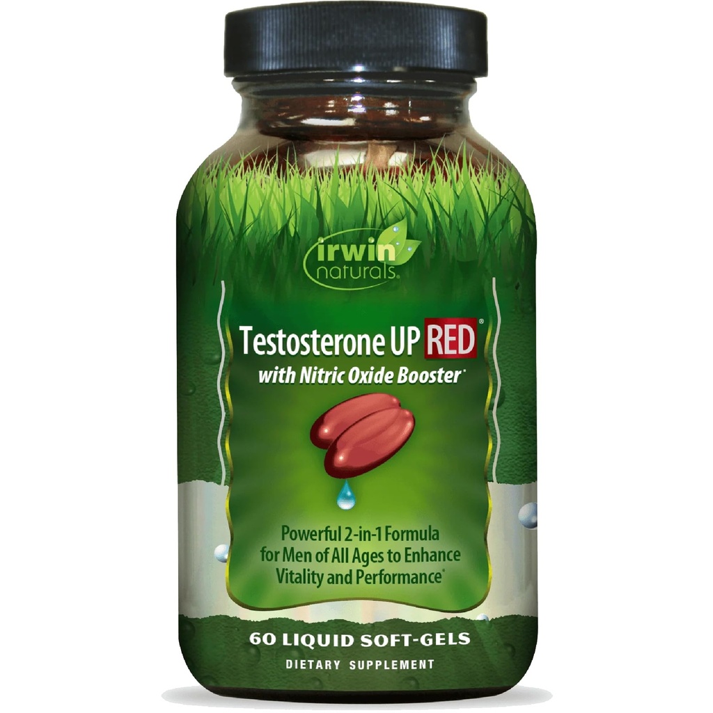 Irwin Naturals Testosteroni ylös Red 60 Sgels