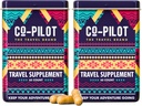 Täydennys 2 pakkaus: Jet Lag Prevention + Ashwagandha, Rhodiola, D3+ immuunitukea, energia, ruoansulatusterveys ...
