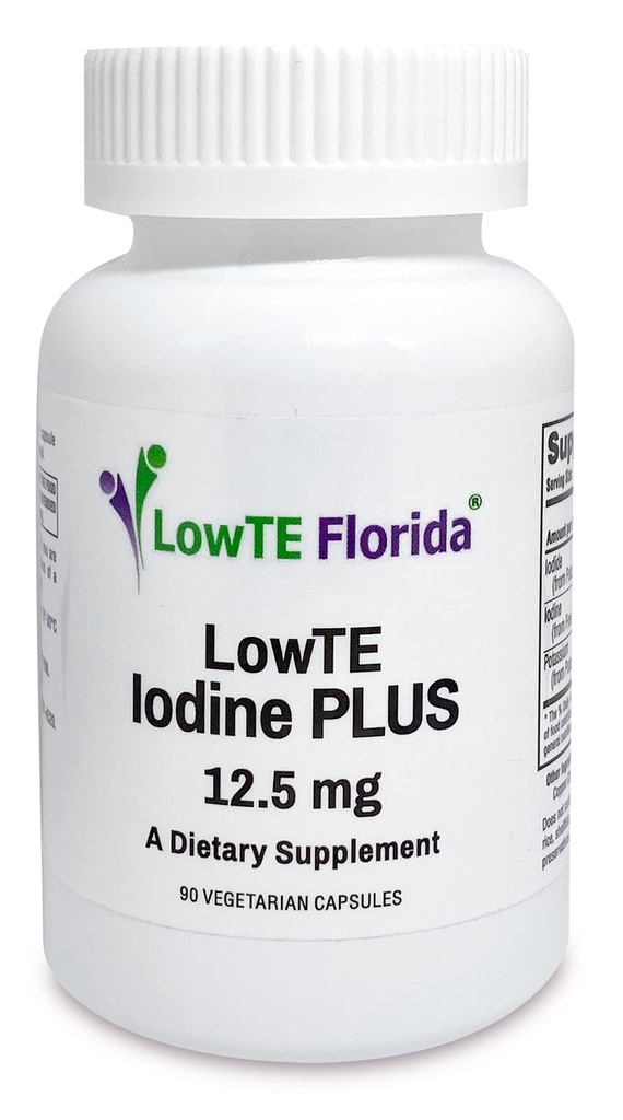 Jodine Plus 12, 5 mg - 90 Kasvissyöjäkapselit energialle, mielialalle, & terveelle kehon toiminnolle