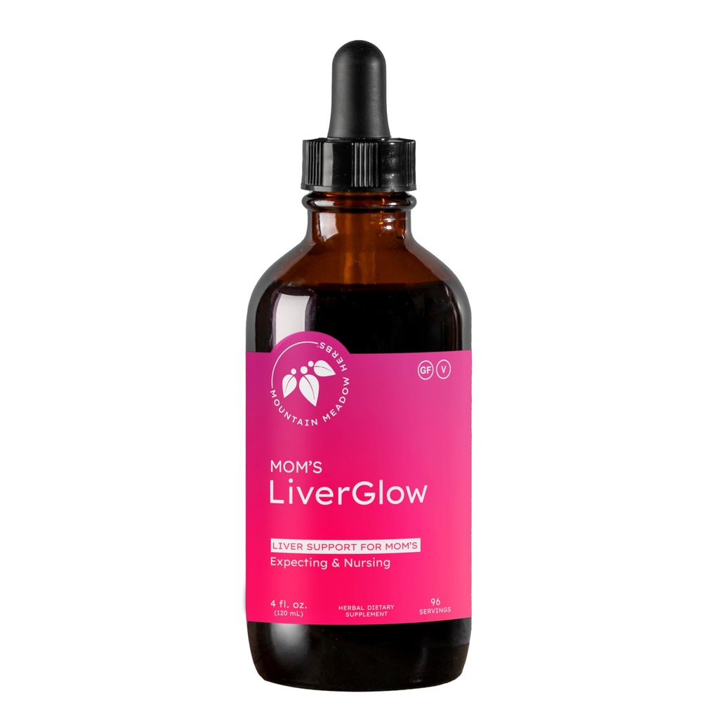 Mountain Meadow Yrtit Äidin Maksan Glow, Advanced Detoxifier ja Regeneraattori tukemaan maksan terveyttä ja toimintaa - 4 oz - Happy Liver