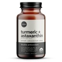 Organic Astaksantiini 12 mg Plus Turmeric 1500 mg, Black Pepper Extract, korkea absorptio, silmä, sydän, iho, nivel, vegaaninen, gluteeniton, ei-GMO, Double Antioksidantti, Turmeric Curcumiini täydentää, 30 päivää
