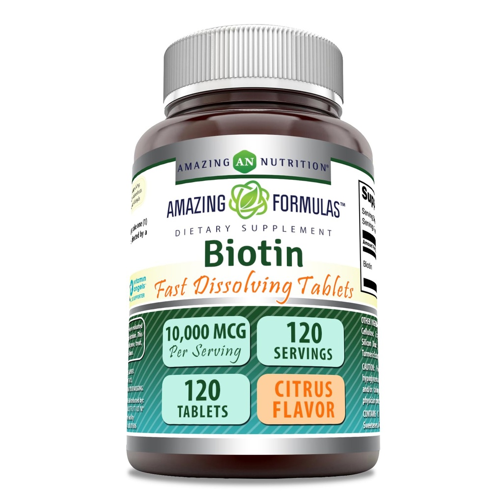 Hämmästyttävä Formula Biotin 10 000 mikrog 