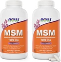 Nyt MSM 1000mg, 400 Veg-kapselia (pakkaus 2) Metyyli-Sulfonyyli-metaani, valmistettu USA:ssa, rikki-lisä, ei-GMO:t, Vegaani/kasvisruoka Ystävällisesti