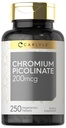 Carlyle Cromice Picolinate 200 mikrogrammaa ... 250 Kasvisruokaa...