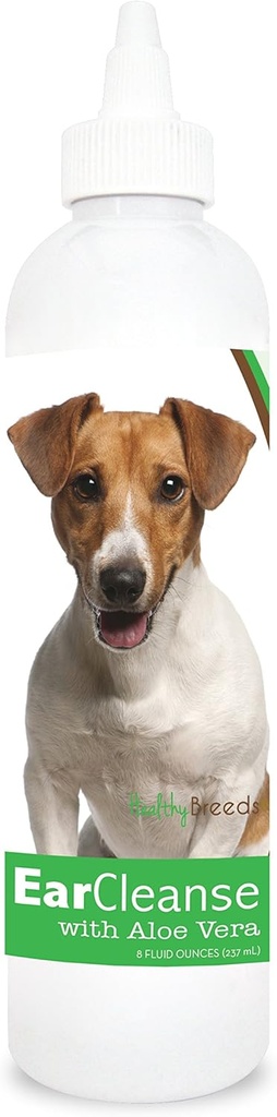 Terveet rodut Jack Russell Terrier Korvan puhdistus Aloe Vera Kurkku Melon 8 oz