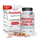 Orignal Super POMI 10X Eturauhasen terveys täydentää miesten - kasviperäisten Formula granaattiomena, kurkuma ja vihreä tee - tukee Eturauhasen toiminto ja edistää virtsan Comfort - 90
