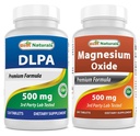 Best Naturals DLPA 500 mg & Magnesiumoksidi 500 mg