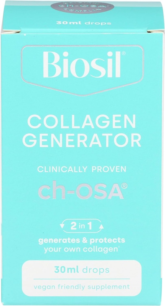 BioSil by Natural Factors, Beauty, Bones, nivelet Liquid, tukee terve hiukset, iho ja kynnet, Vegan Collagen, Elastin ja Keratin Generator, 1 Oz