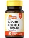 Sundance Super Ginseng Complex | med Royal Jelly | 50 Quick Release Capsules | Non-GMO och Gluten Free Traditional Herb Supplement