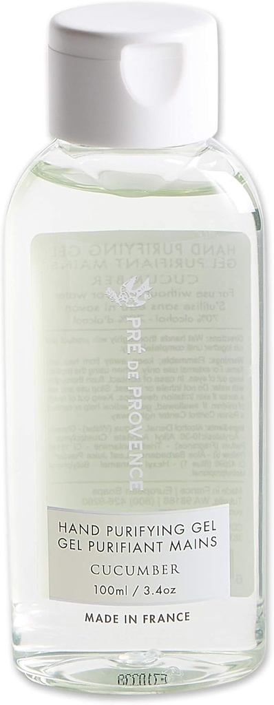 Pre de Provence Advanced alkoholipohjainen käsipesuri Gel Kosteuttaa ja pehmeät kädet, 3.4 Neste Ounces, kurkku