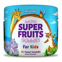 Infuusiot Super Fruit Gummies for Kids 90 Count Antioxidantti Blend Soft and Delicious Vegan Friendly Gluteenittomat Ei-GMO